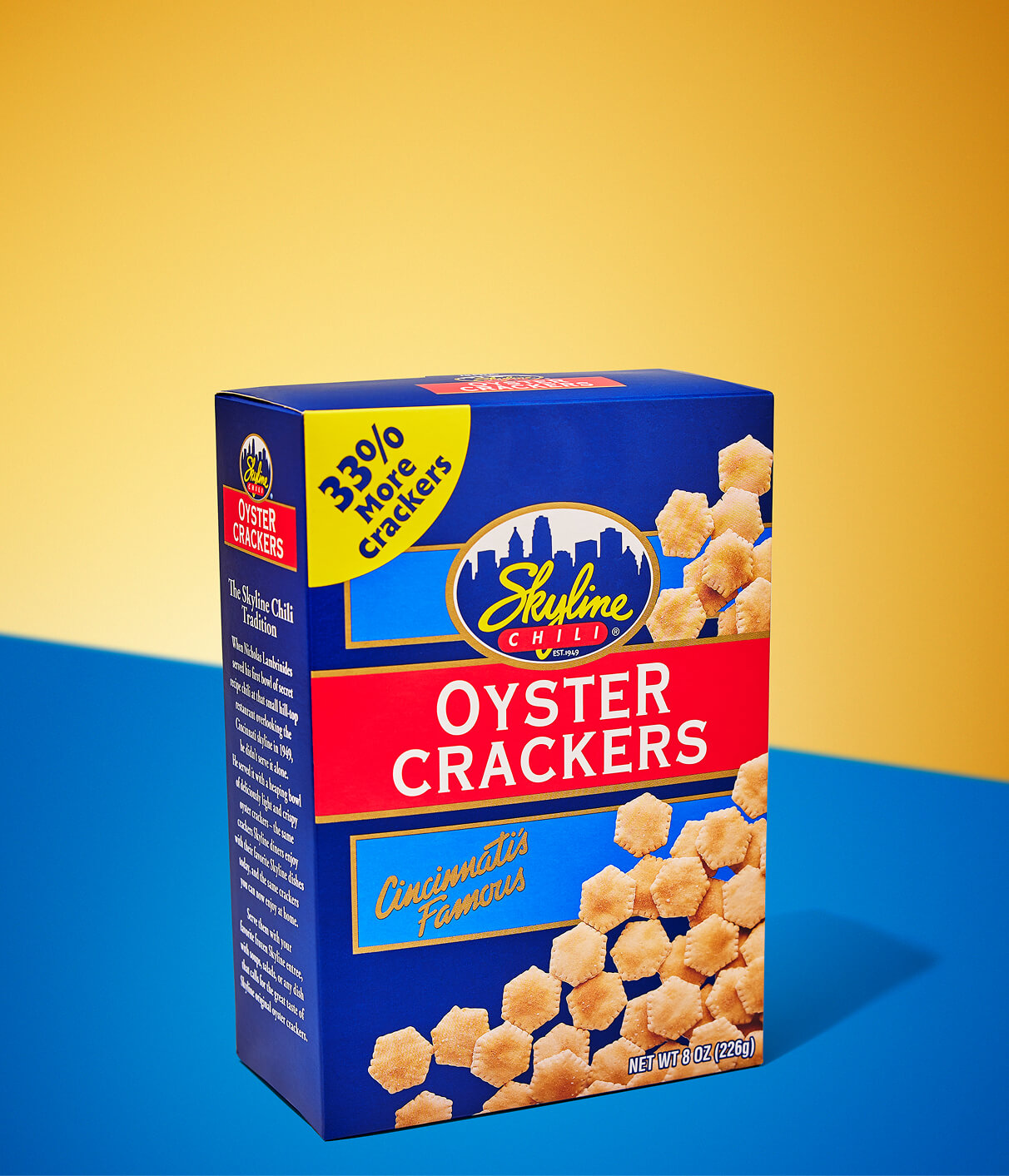 Skyline Oyster crackers grocery box